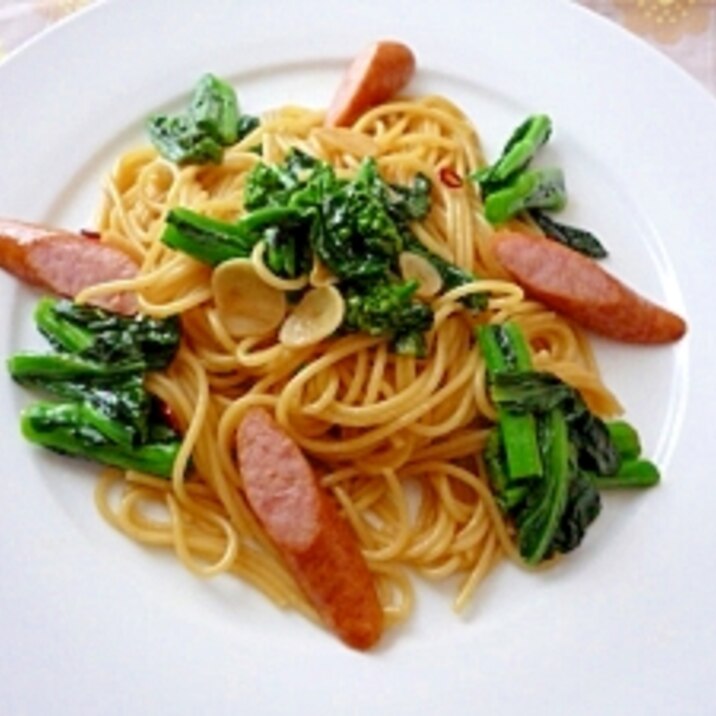 春爛漫 菜の花とソーセージの和風パスタ レシピ 作り方 By かぐたん 楽天レシピ 春爛漫 菜の花とソーセージの和風パスタ レシピ 作り方 By かぐたん 楽天レシピ